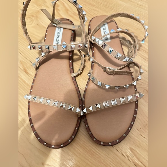 STEVE MADDEN TRAVEL SANDAL TAN - Picture 6 of 6